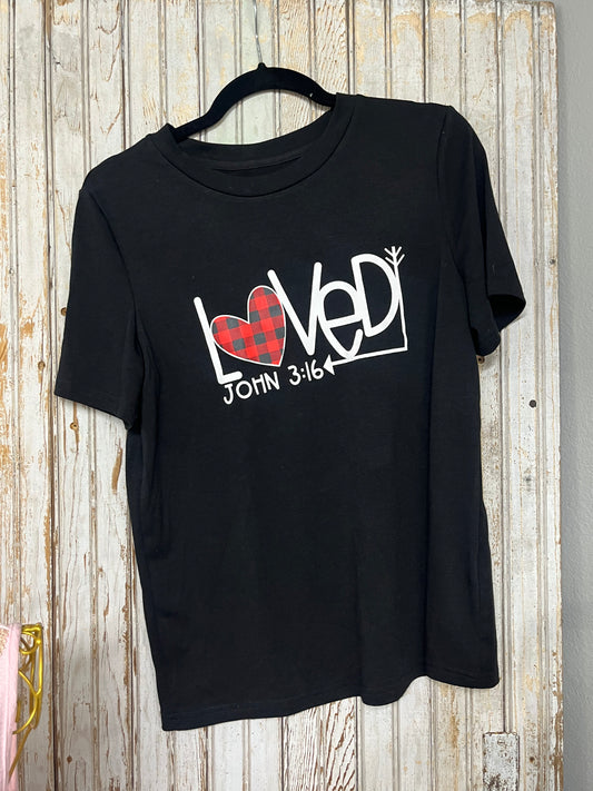 Loved~John 3:16 Tee