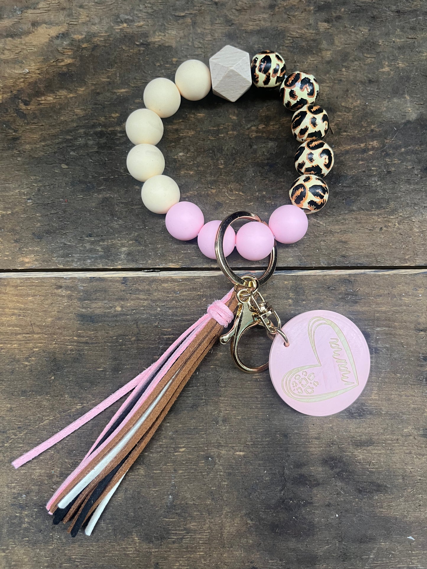 Light Pink Mama Keychain