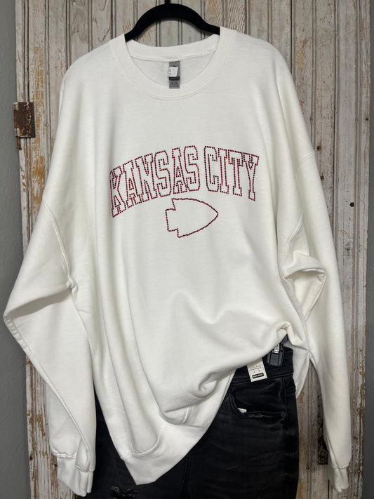 White Kansas City Sweatshirt