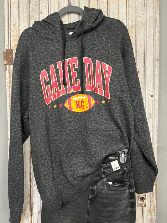 Game Day Leopard Hoodie