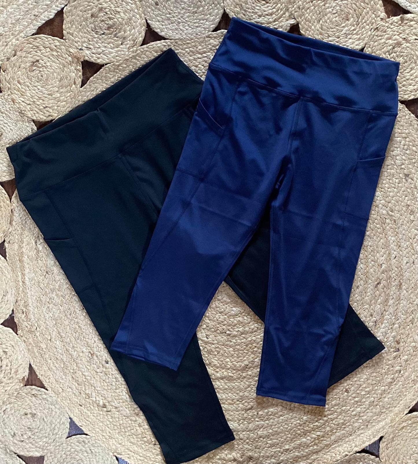 Charlie Capris~Navy [Pockets]